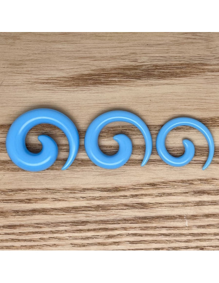 Ecarteur spirale bleu 1pcs