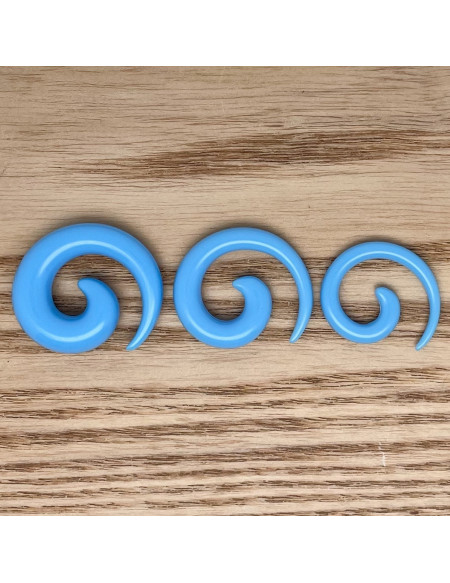 Ecarteur spirale bleu 1pcs 