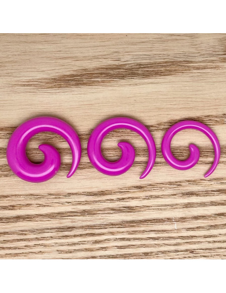 Ecarteur spirale violet 1pcs