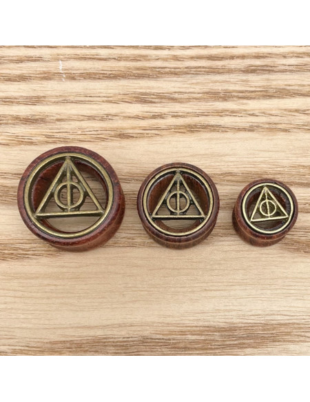 Ecarteur tunnel symbole triangle Harry Potter 1pcs