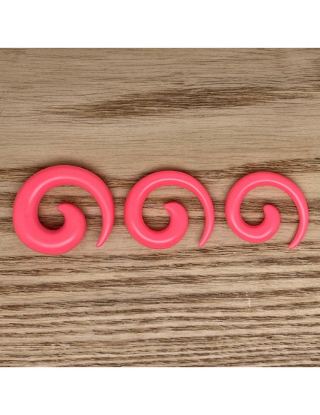 Ecarteur spirale rose 1pcs