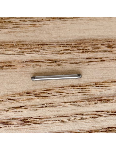Barbell titane argent 1.6/14