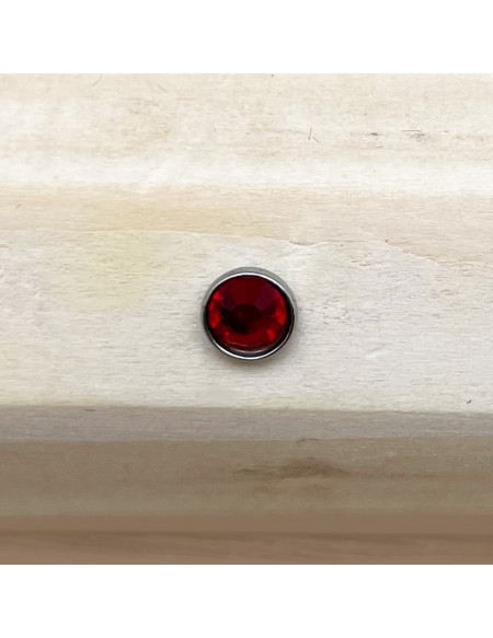 Microdermal brillant rouge 4mm