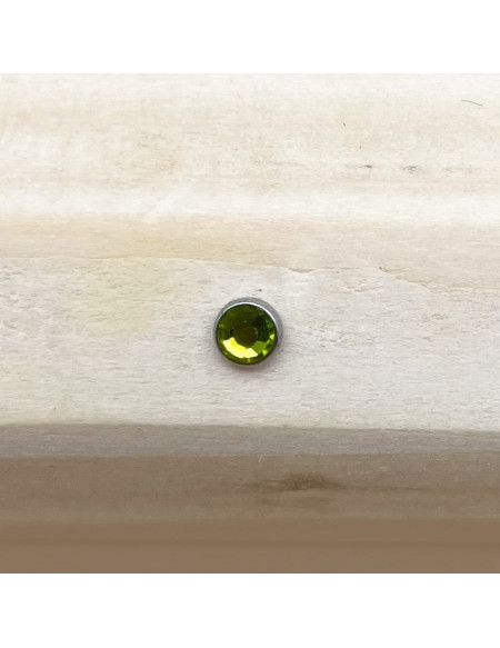 Microdermal brillant vert 3mm
