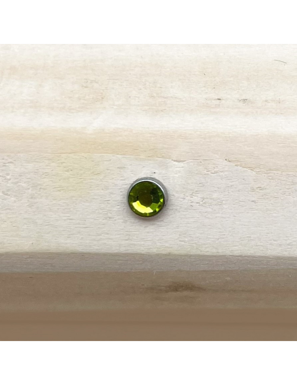 Microdermal brillant vert 3mm 
